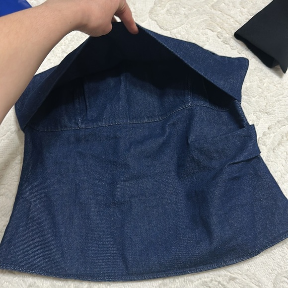 Zara strapless denim corset - Picture 5 of 6